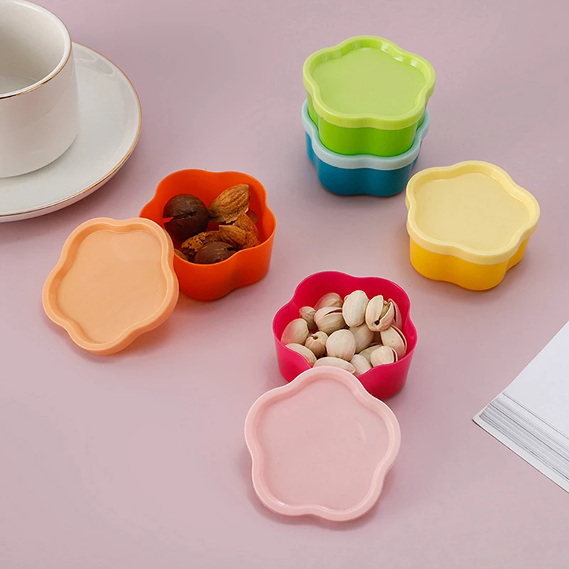 5 ชิ้นกล่องคุกกี้ของขวัญสายรุ้งสีเก็บซอสกล่องต่างๆ Desk Organizer Multi - function Sundries Bin Candy งานแต่งงานกรณี