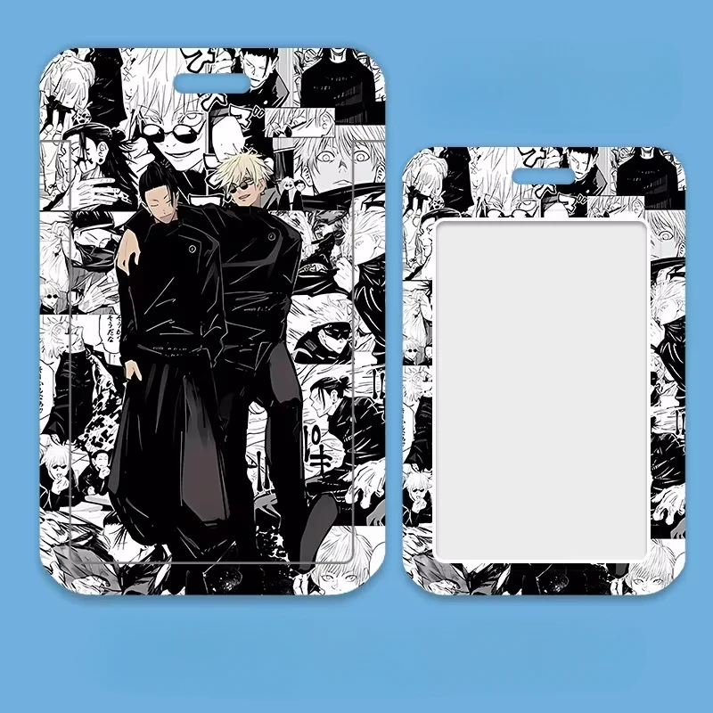 Anime Character Cartoon Pattern Card Holder Student Campus Card Protective Cover