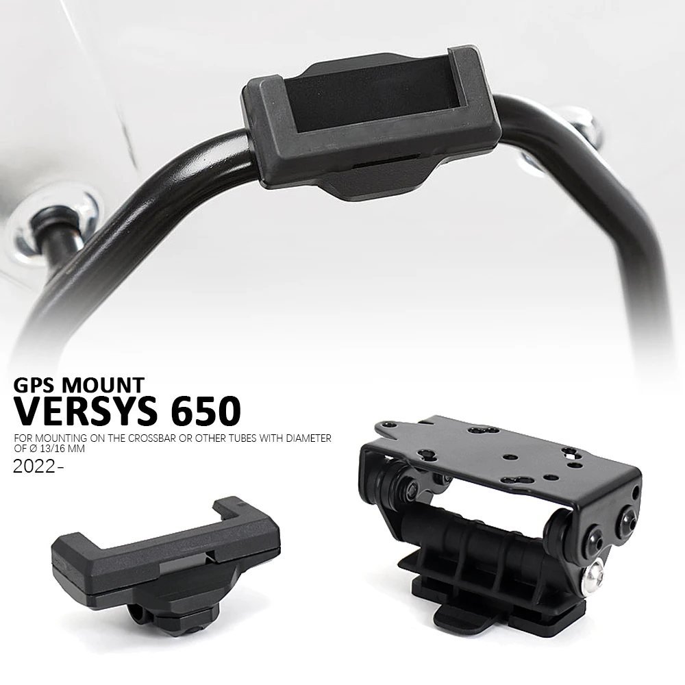 

NEW For Kawasaki Versys650 Phone Navigation Bracket Phone Holder USB Charger Ø 13/16 mm VERSYS Versys 650 2022 2023