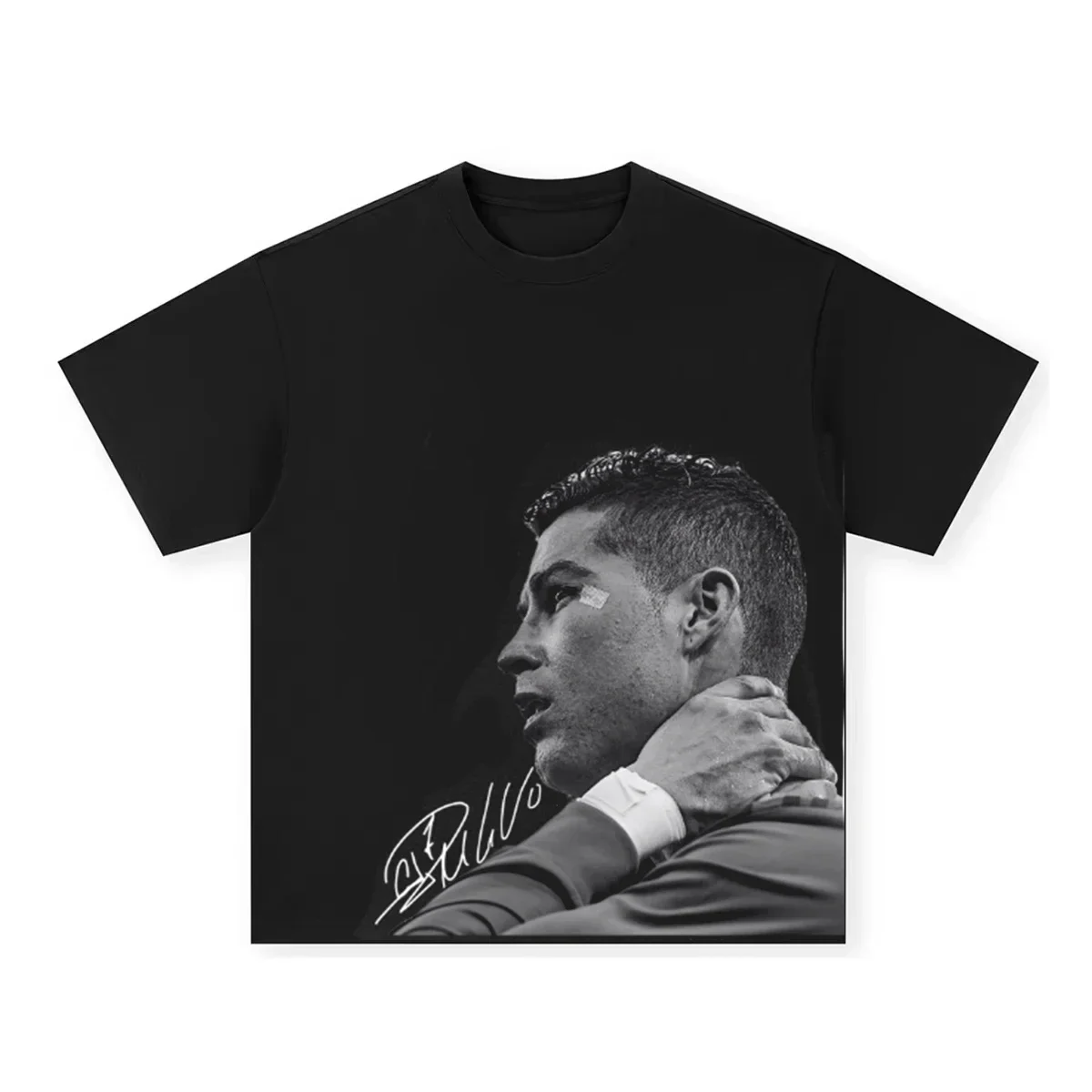 Summer Hot items Cristiano Ronaldo Football Superstar Fashion Printed Short Sleeve T-shirt Men Women American Cotton Tshirt 2025 view 2