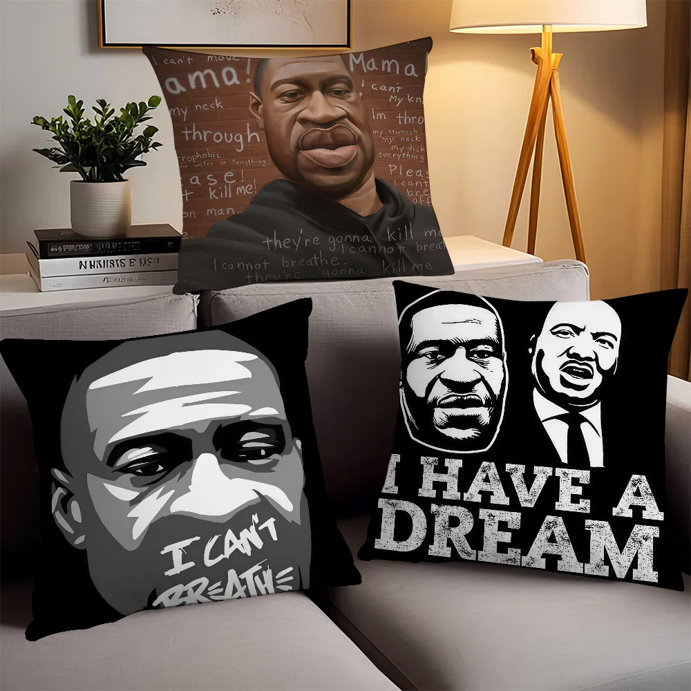 

Truck driver G-George F-Floyd Pillow Case Office Cushions Suitable For Sofa Car Bedroom Decorative Cushion Cover