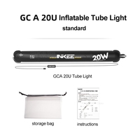 INKEE GCA20U 20W 2700K-6500K LED Inflatable Fill Light Portable Bi-color Tube Light Photography Video Light For Photography