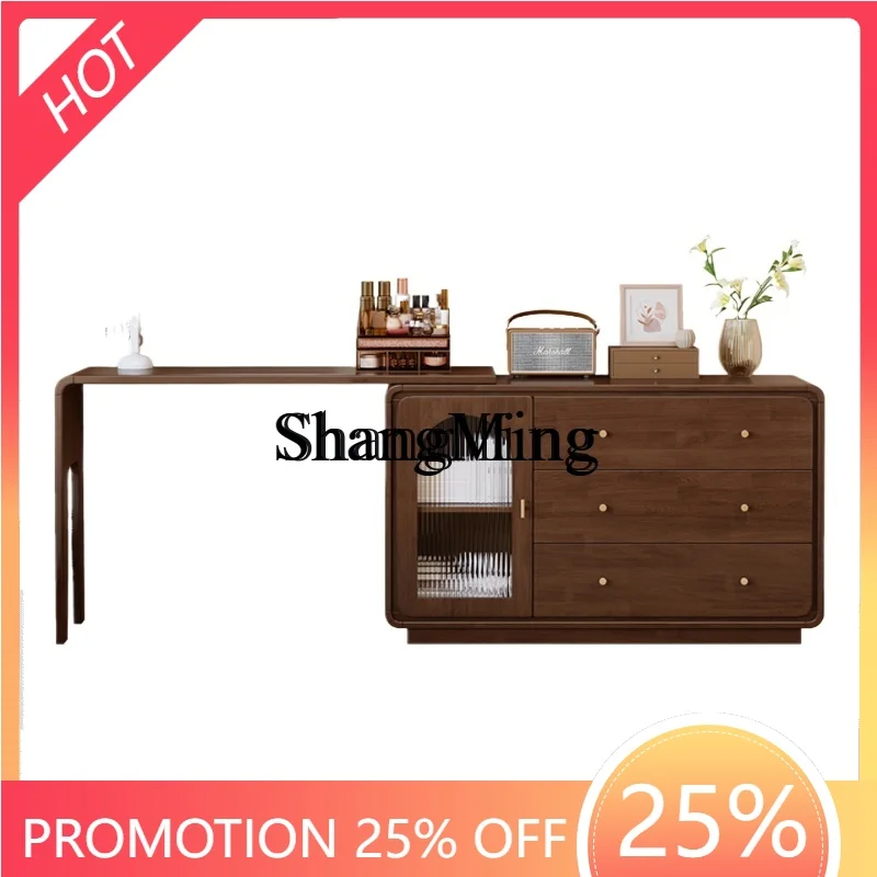 

FG good-looking solid wood dressing chest integrated small apartment household makeup table bedroom bedside storage cabinet