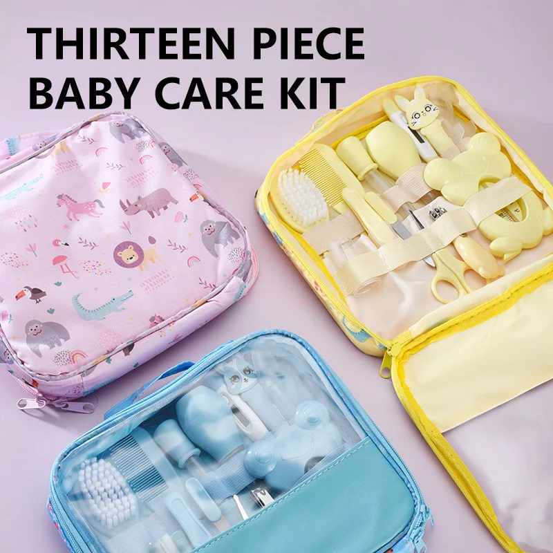 13-Pack Baby Care Kit Baby Hygiene Kit Items Babies Accessories Newborn Care Complete Professional Nursing Tools Mother Kids