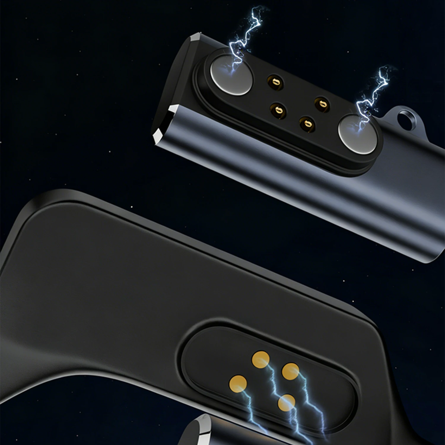 USB Type C Magnetic Charging Adapter for Bone Conduction Headphones, 4-Pin Terraced Contacts Connector