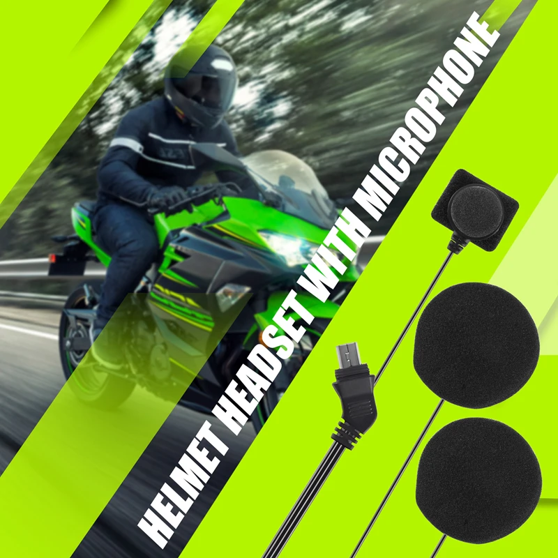 Motorcycle Helmet Bluetooth Headset Microphone Speaker Headset Accessories