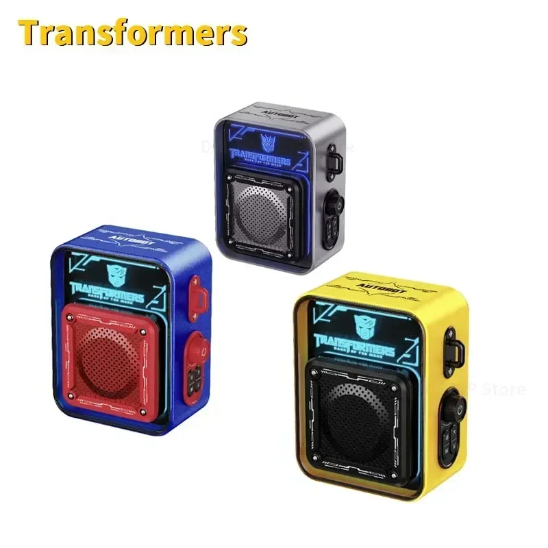 TRANSFORMERS TF-Y02 Speakers LED Light Stereo Outdoor Wireless Bluetooth Multifunctional Sound Box Broadcasting Portable Speaker