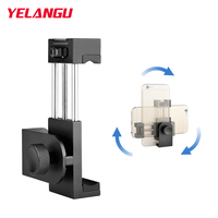 YELANGU Aluminum Phone Holder Vertical Horizontal Shoot Phone Mount With Cold Shoe Phone Clip Clamp for Vlog Video TikTok