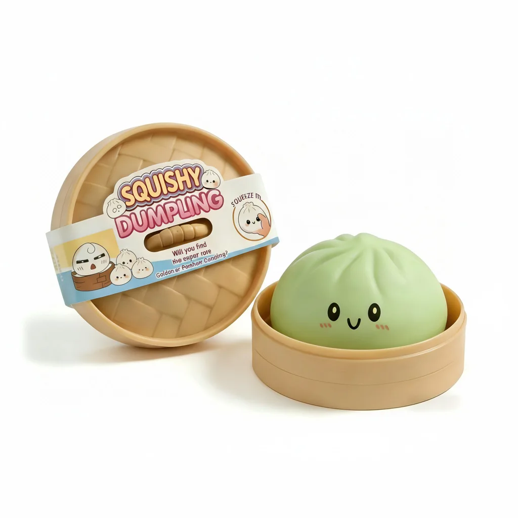 Reuze Squishies Dumpling Bun Speelgoed, Langzaam Stijgende Glitter Dumpling Stressbal, Stressverlichtende Fidget Toy voor Thuis, Kantoor en Reizen