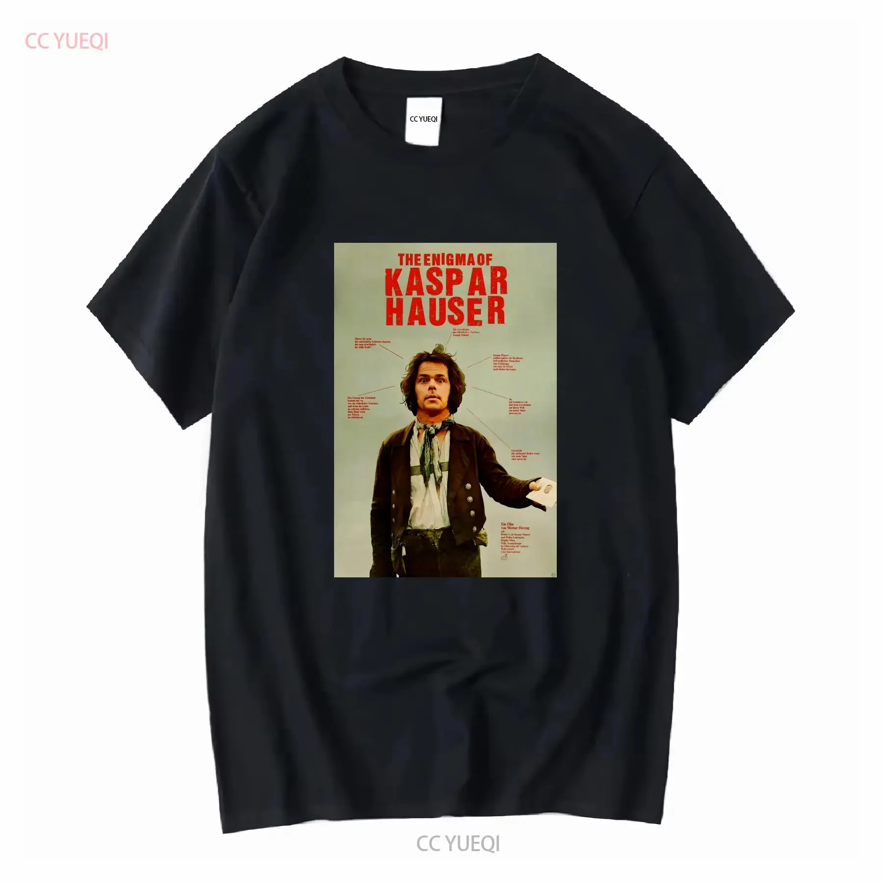 enigma de kaspar hauser bruno s werner herzog camiseta mangas compridas ou curtas vintage lavado gráfico topo para uso diário