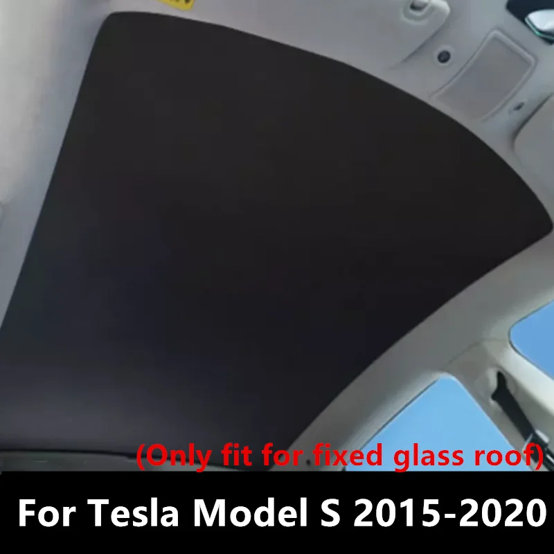 Upgrade Window Glass Roof Sunshade Window Shade Sunroof Net For Tesla Model S 2015-2020 (Just Fit For Fixed Glass Roof)