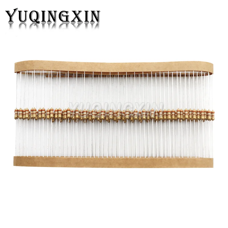 100PCS 1/4W Carbon Film Resistor 5% 0.25W 0R-22M 0 10 100 120 150 220 270 330 470 1K 2.2K 4.7K 10K 100K 470K 1M 10M 20M ohms