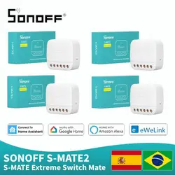 SONOFF S-MATE Extreme Switch Mate S-mate2 Remote Automation Module Diy Smart Home With MINIR4/DUALR3/DUALR3 Lite/M5/NSPanel Pro