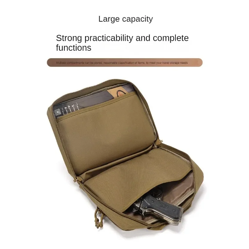 Multifunctional Tactical Pistol Portable Storage Double Gun Bag Tool Box Range Handgun Bag