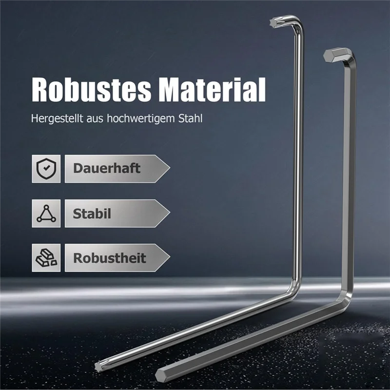 【Home-Accessories】4Mm Curved Inside Hexagonal Wrench For Window Bicycle Tool Set-For Versatile Adjustment Of For Window Fittings