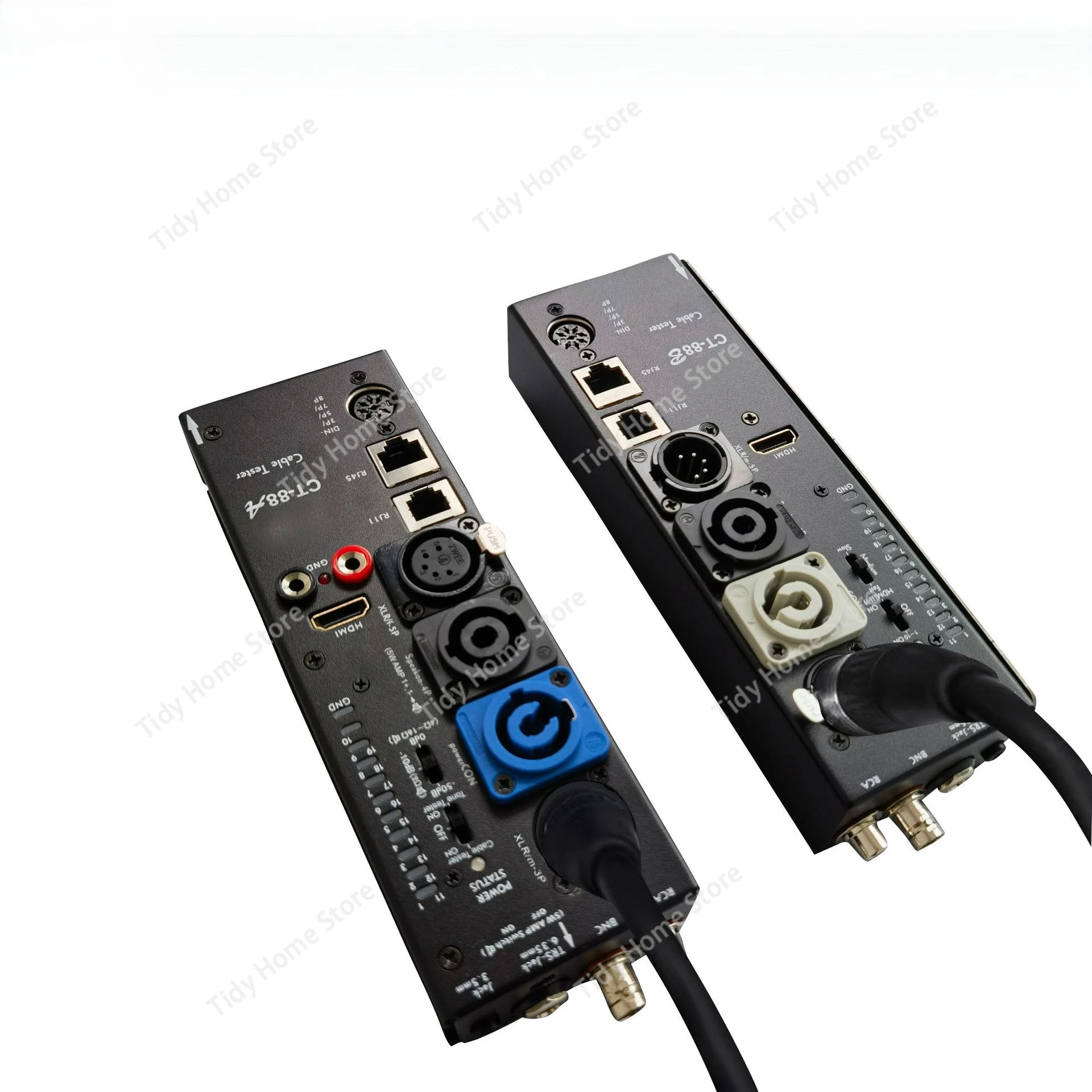 

Detachable Multi-Functional Audio Cable Tester, 16-in-1 Digital Display CT-88 Automatic Cable Tester with HDMI & XLR Connectors