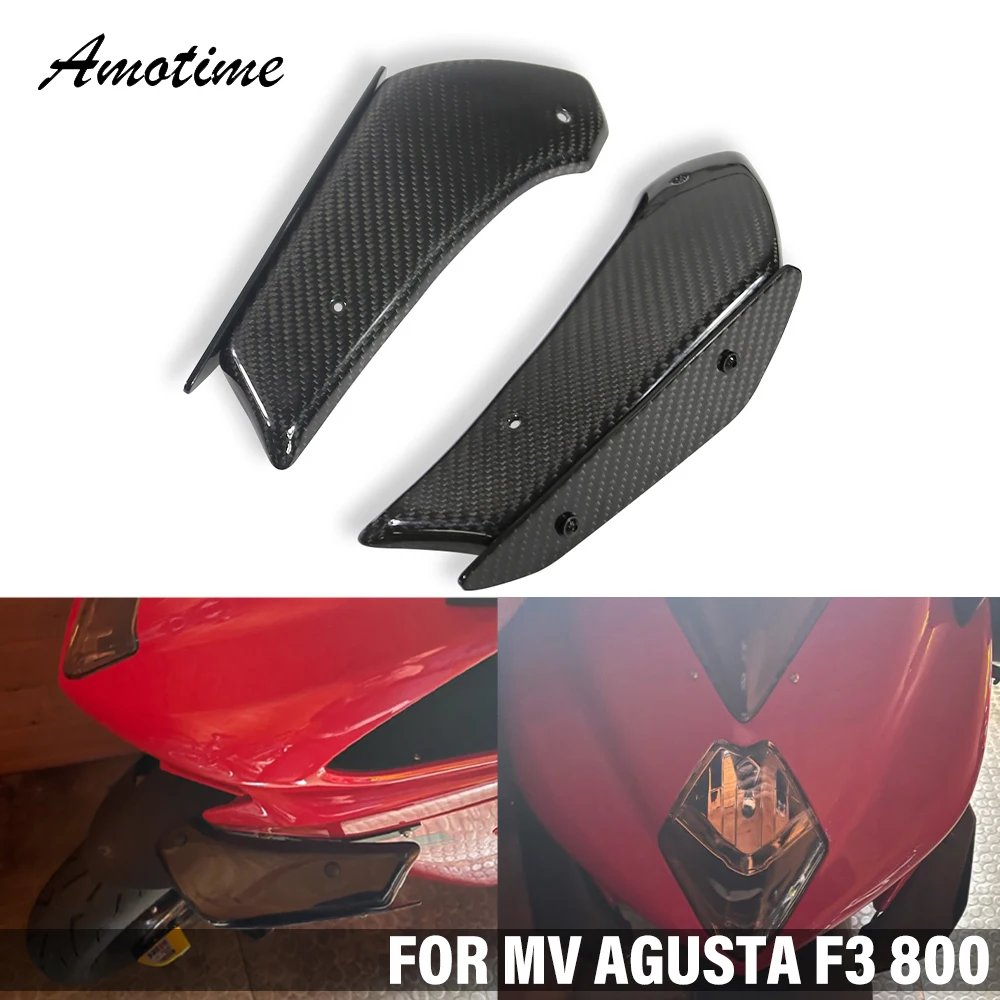 

For MV Agusta F3 675 800 Motorcycle Fairing Parts Aerodynamic Wing Kit Fixed Winglet Fairing Wing