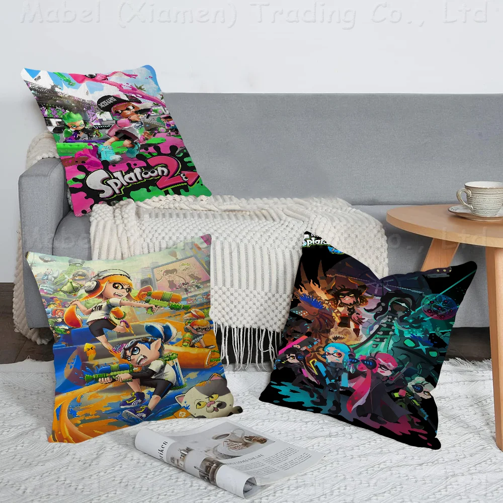 

Game S-Splatoon 3 Personalized Pillow Dust Cover Bedroom Kids Party Decoration Pillowcase Birthday Children Gift