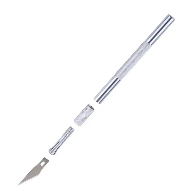12pcs/lot Precision Hobby Knife Engraving Pen Knife Wood Carving Paper Cutter Fruit Food Crafts DIY Carpenter