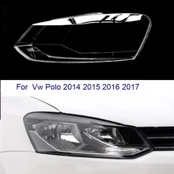 For Volkswagen Vw Polo 2014 2015 2016 2017 Left/Right Headlight Lens Cover Head Light Transparent Lampshade Shell Glass