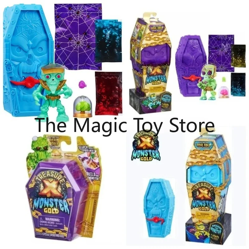 Treasure X Figuras de Acción de Monstruos: Vampiro, Monstruo de Ciencia, Monstruo de la Tumba, Monstruo de Oro, Monstruo Alienígena, Juguetes, Pasatiempos, Regalos Festivos