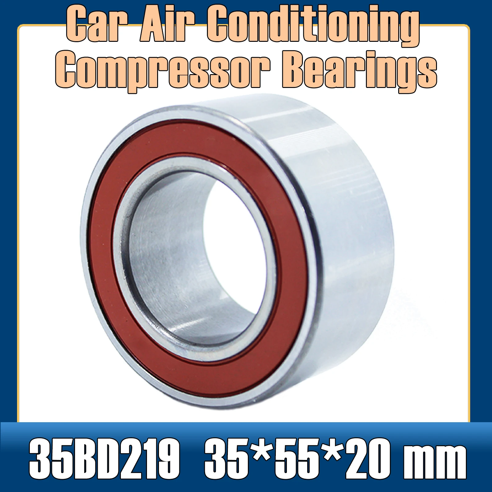 35BD219-2RS Bearing 35*55*20 mm ( 1 PC ) ABEC-5 Car Air Conditioning Compressor Bearings Double Sealed DA355520 2RS 355520