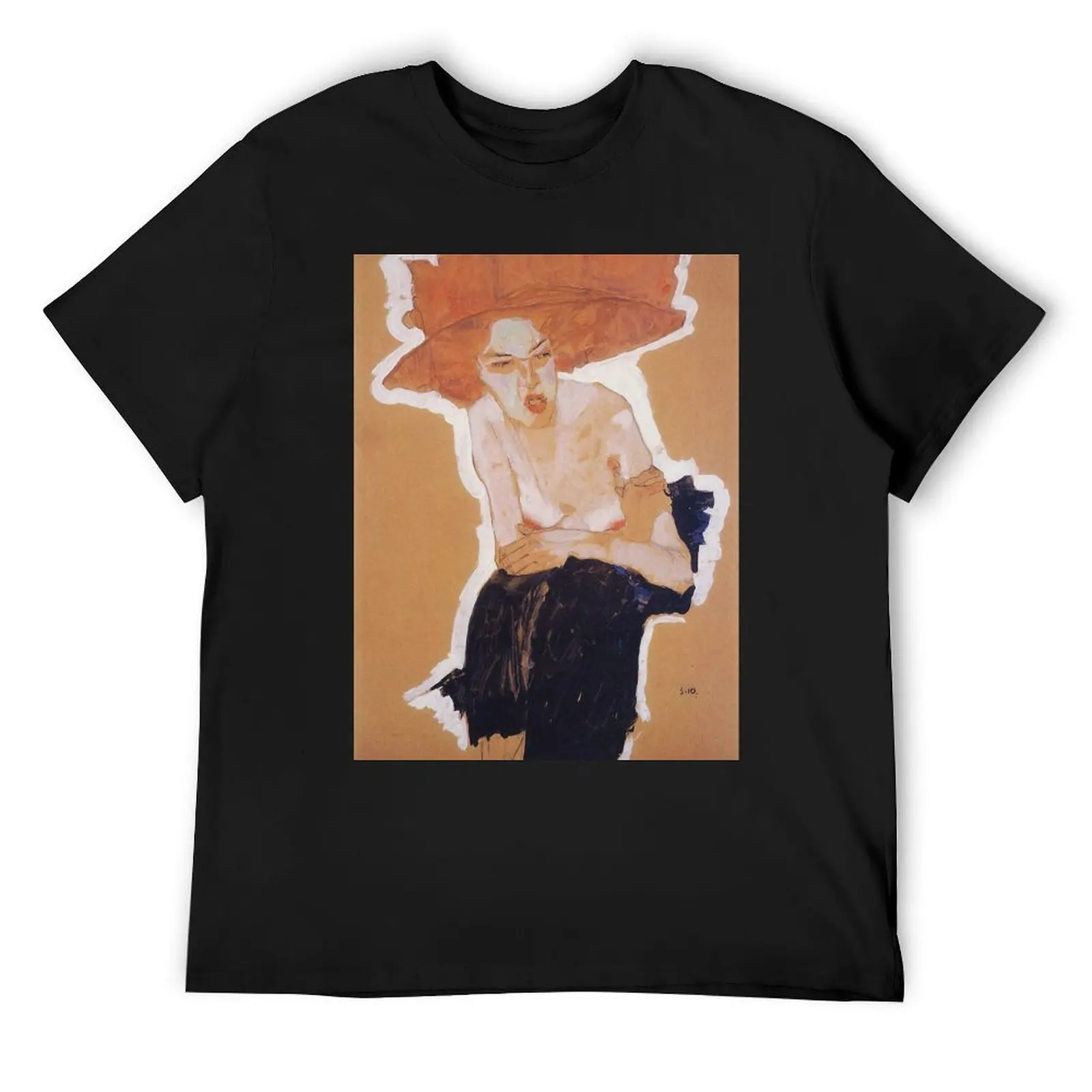 Egon Schiele - The Scornful Woman 1910 T-Shirt vintage essential t shirt fruit of the loom mens t shirts