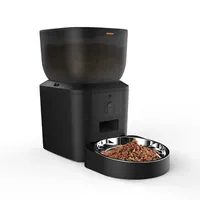 Smart Automatic Pet Feeder Tuya Cat Feeder Camera WiFi Dog Food Dispenser With Stainless Steel Bowl