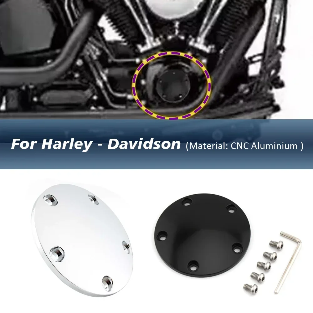 

Motorcycle Domed Timing Points Cover For Harley Road King Classic Rocker Softail Night Train Street Glide Ultra Limited Fat Boy