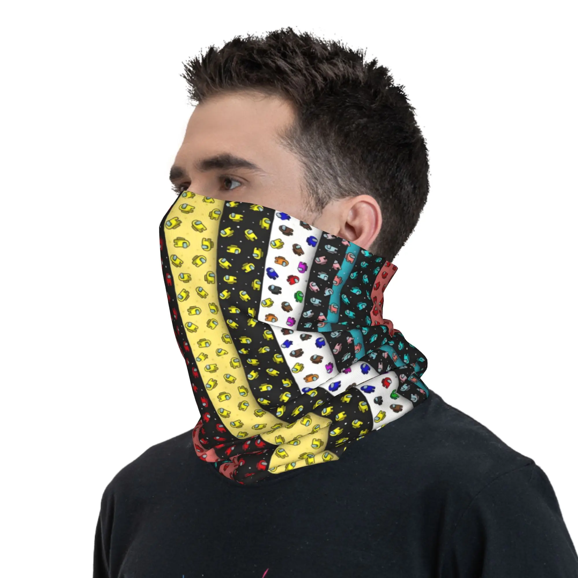 مخصص A-Amon G-Gs من الولايات المتحدة الأمريكية الشتاء عقال الرقبة أدفأ النساء الرجال التزلج الدراجات وشاح أنبوبي المحتال لعبة الوجه باندانا الجراب #6