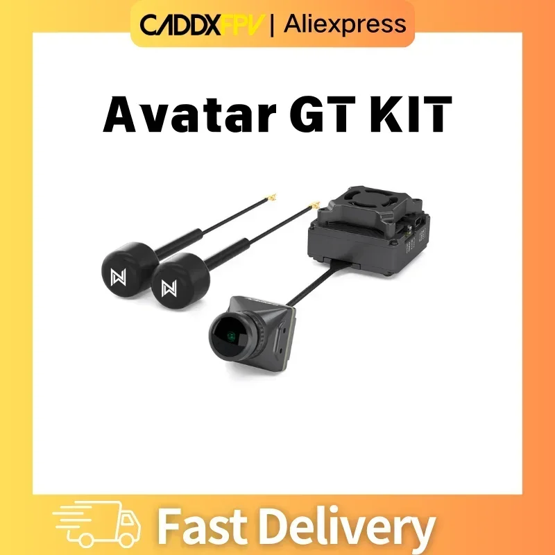 

Caddx Walksnail Avatar GT KIT 1080P 100fps Max 2W VTX Gyroflow Dual Antennas Night Vision Sony Starvis II Sensor Long Range