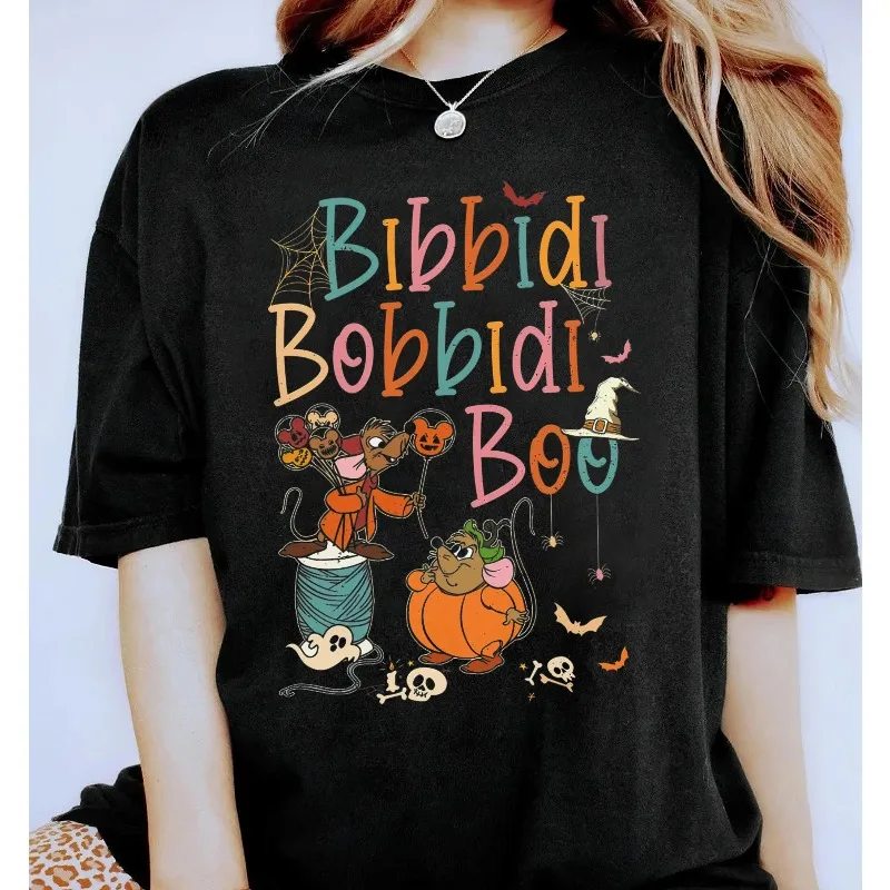 

Рубашка принцессы Золушки на Хэллоуин Диснея, женская футболка, новая летняя мужская и женская повседневная модная уличная одежда