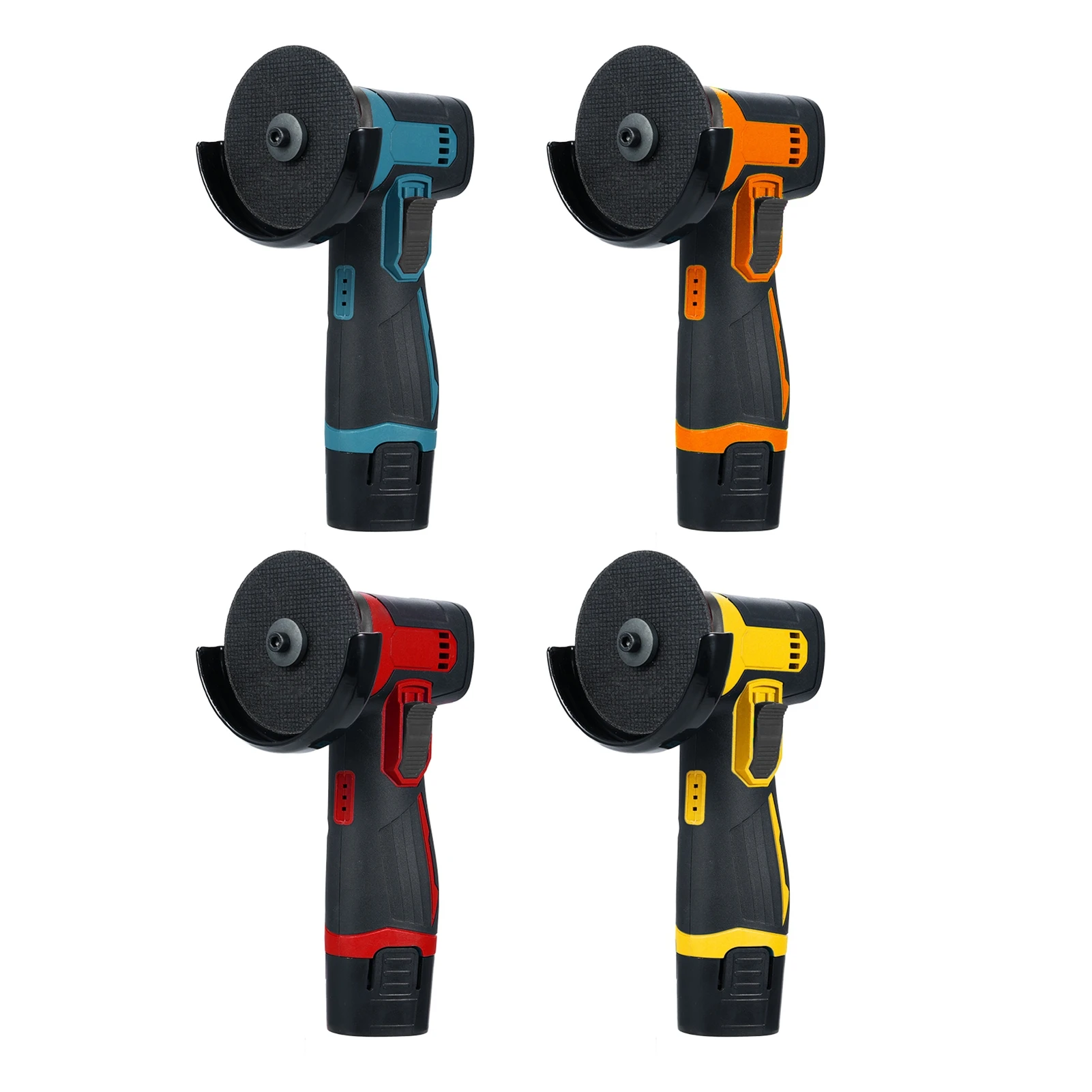 12V Draadloze Borstel Haakse Slijper Kit Slijpschijf 3 Inch/76 Mm Lichtgewicht Haakse Slijper Tool 2 Stuks lithium-Ion Batterij Oplader