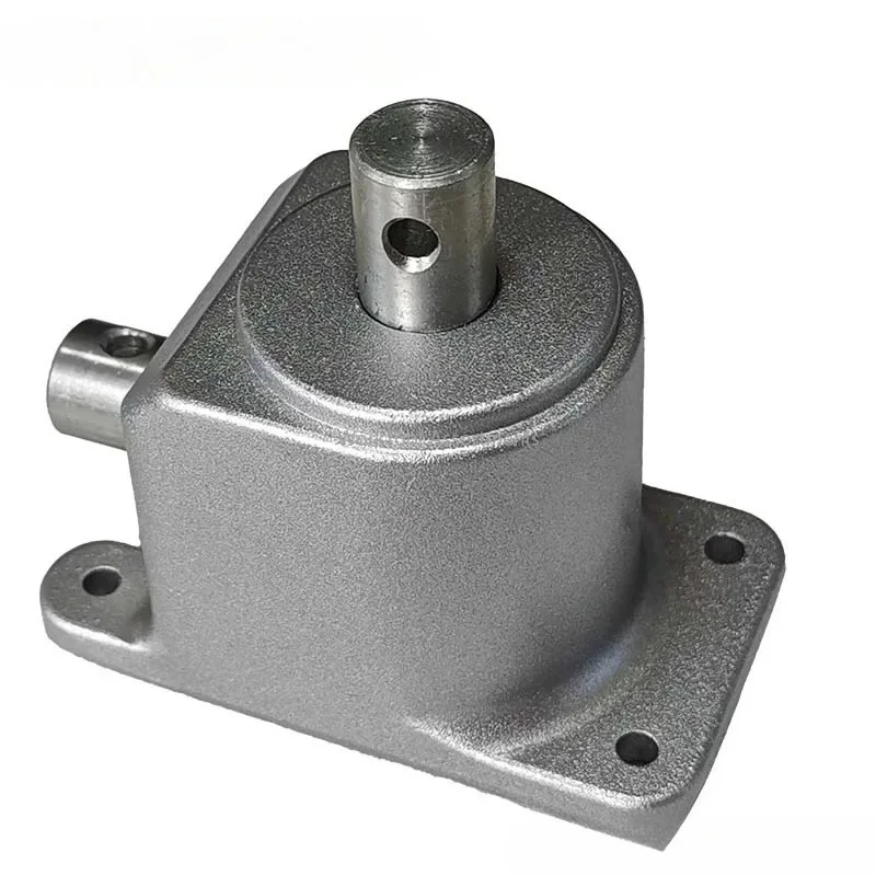 Mini 90 Degree Right Angle Bevel Gearbox 1:1 Ratio Conical Steering Gear Small Corner Transmission Reducer