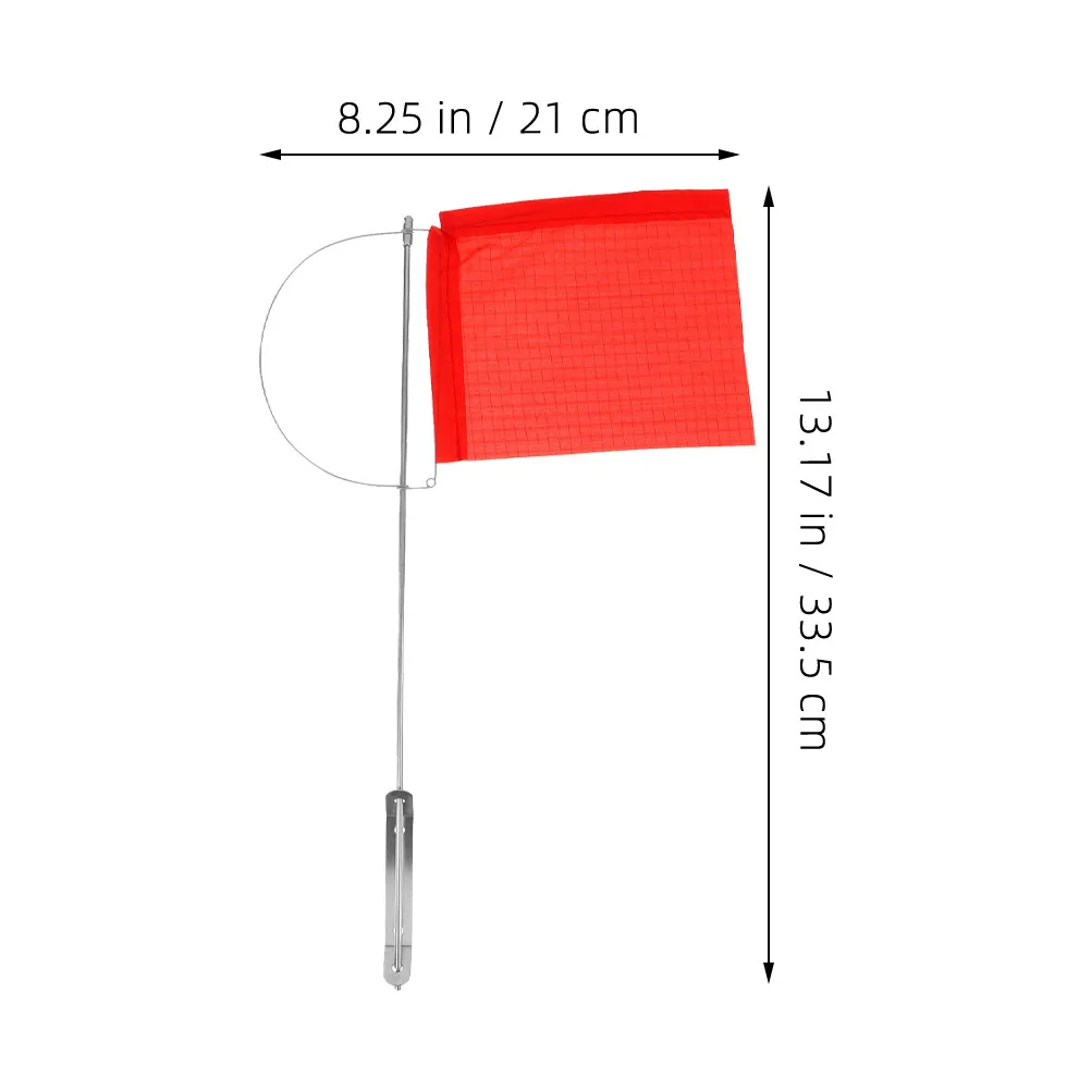 2Pcs Wind Direction Flag for Boats Stainless Steel Marine Grade Heavy-Duty Wind Indicator Flag Easy Install Sailing Safety