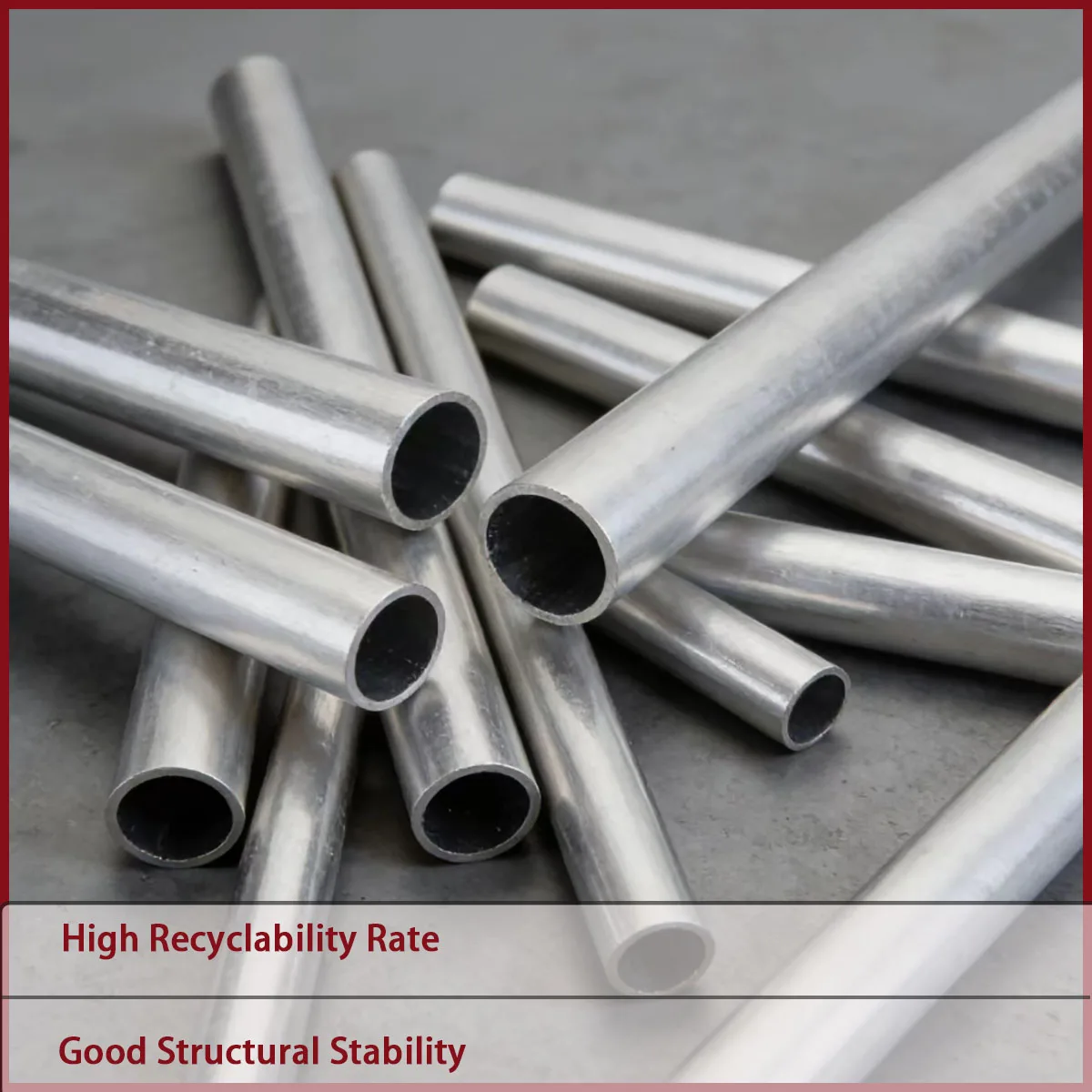 

Aluminum alloy hollow circular tube with an outer diameter of 50-110mm is used for building frames, fluid transportation, etc