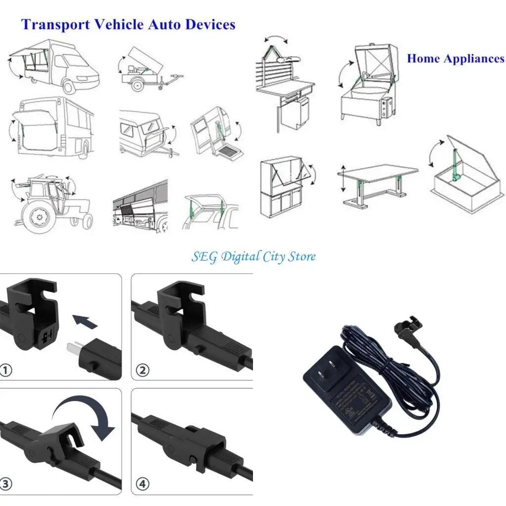 

U75B 12В 3А 36Вт Универсальные адаптеры питания 100-240В вход для электрических столов и стульев