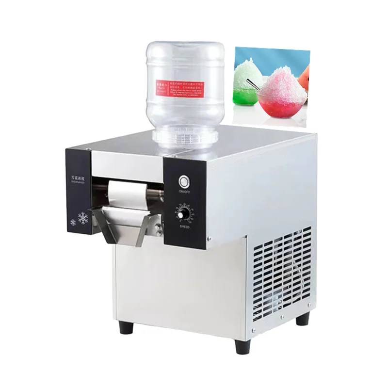 Bingsu Machine Kakigori Snow Ice Machine Portable  Air Cooling 80kg/24h Commercial Use Stainless Steel