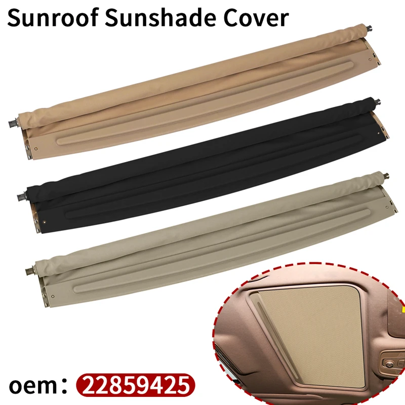 Car Panorama Sunroof Sunshade Curtain Cover Assembly For Buick LaCrosse GM 2010 2011 2012 2013 2014 2015 2016 Beige/Gray/Black