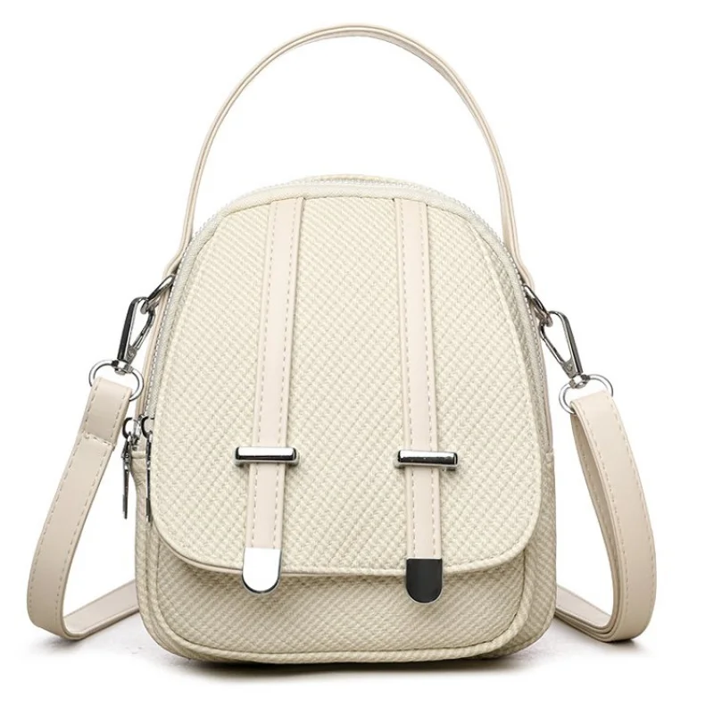 Sac messager haut de gamme pour femmes en cuir imprimé Sable boulangerie des pays-bas Vintage soigné spacieux Style quotidien