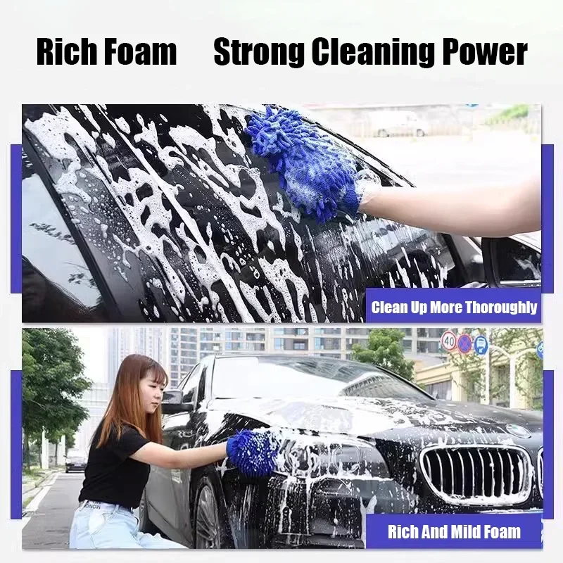 1/2Pc Microfiber Car Wash Gloves Chenille Car Mitt Cleaning Tool Car Detailing Car Care Detailing Brushes Washer Sponge view 6
