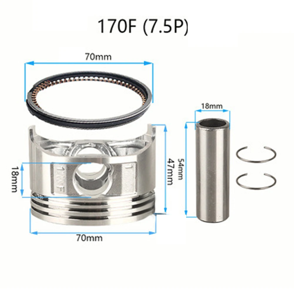 68mm 70mm For For Piston Ring Set For For Honda GX420 Engines Used in Portable Air Compressors and Water Pumps