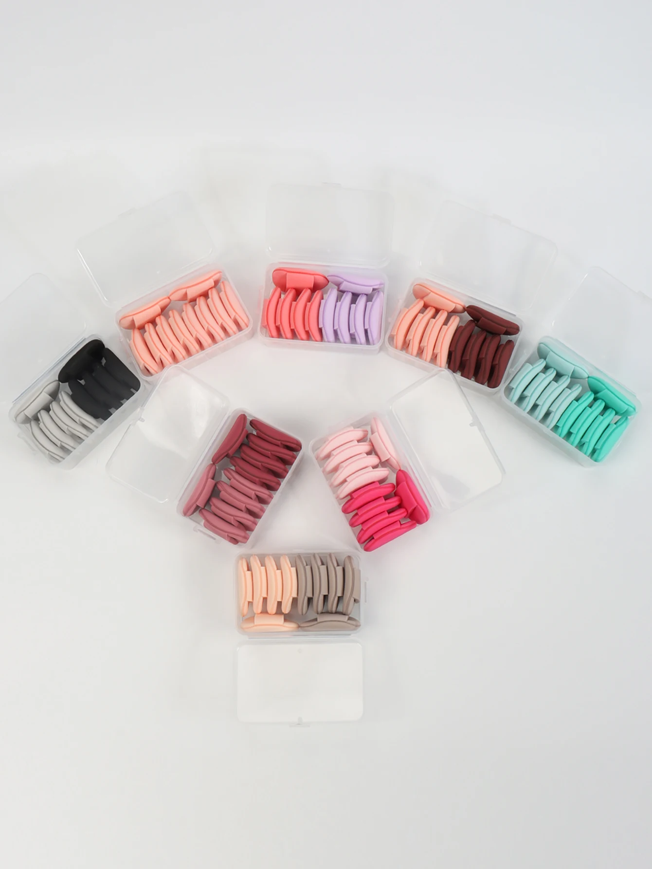 10-pack vingerluchtkussenwolken, inclusief luchtkussenpoederdonsjes, latexvrije gemengde sponzen en make-upwolken, gebruikt voor Li