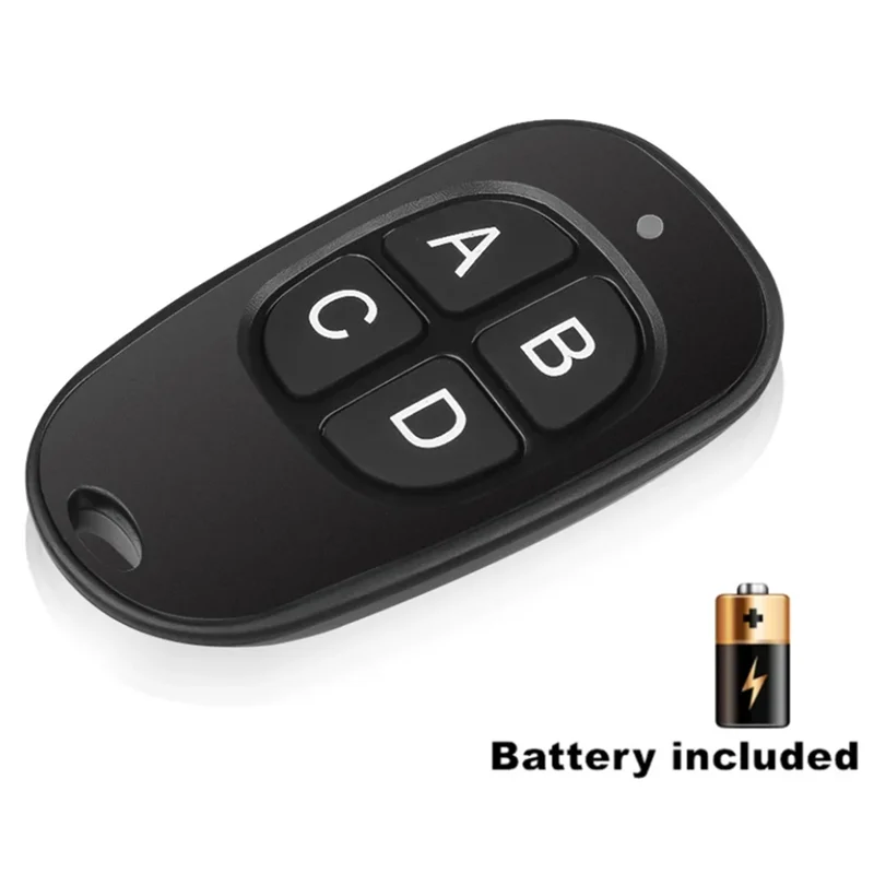 -MEOF 10 Stuks 433Mhz RF Kopie Afstandsbediening Sleutel 433.92Mhz 4CH Zender Duplicated Klonen Code Autosleutel fob Garagedeuropener