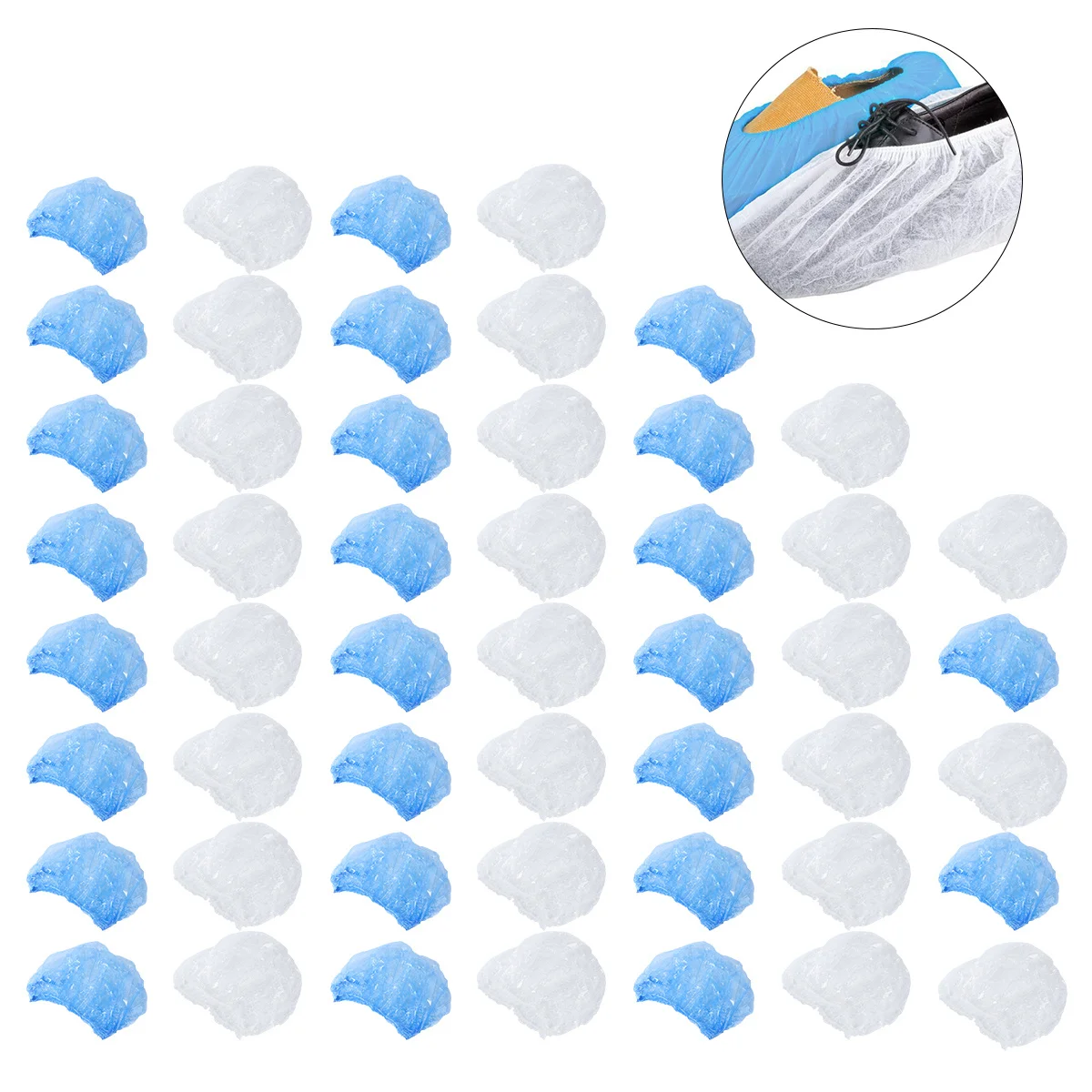 Bolsa de pies desechable gruesa de Pe para pedicura, bolsa de protección para el cuidado de los pies para salón de casa, Spa, masaje, herramientas para el cuidado de los pies, 50 Uds.