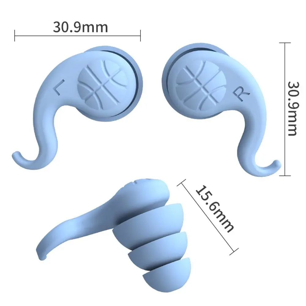 مفيدة سيليكون النوم الأذن المقابس قابلة لإعادة الاستخدام الرياضات المائية السباحة الأذن يفشل مقاوم للماء الحد من الضوضاء الصوت حجب سدادات الأذن