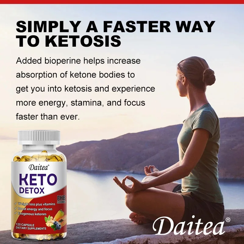 Keto Capsules - Reduce Fatigue and Keep Muscles Functioning Smoothly. Help Normal Energy Metabolism and Prevent Weight Gain.