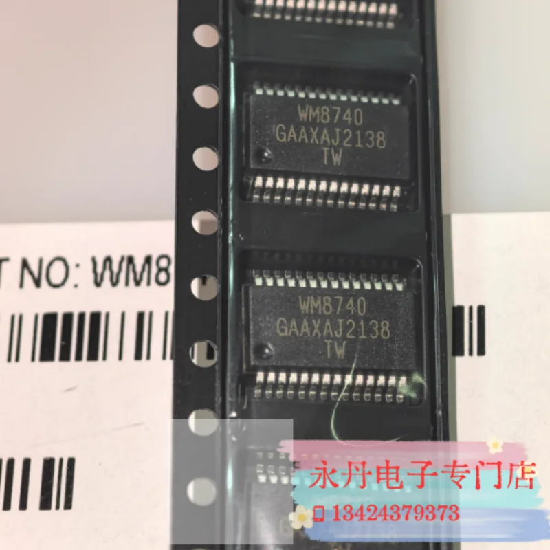 Brand new original genuine imported WM8740, WM8740SEDS, SSOP-28 new logo can be directly photographed