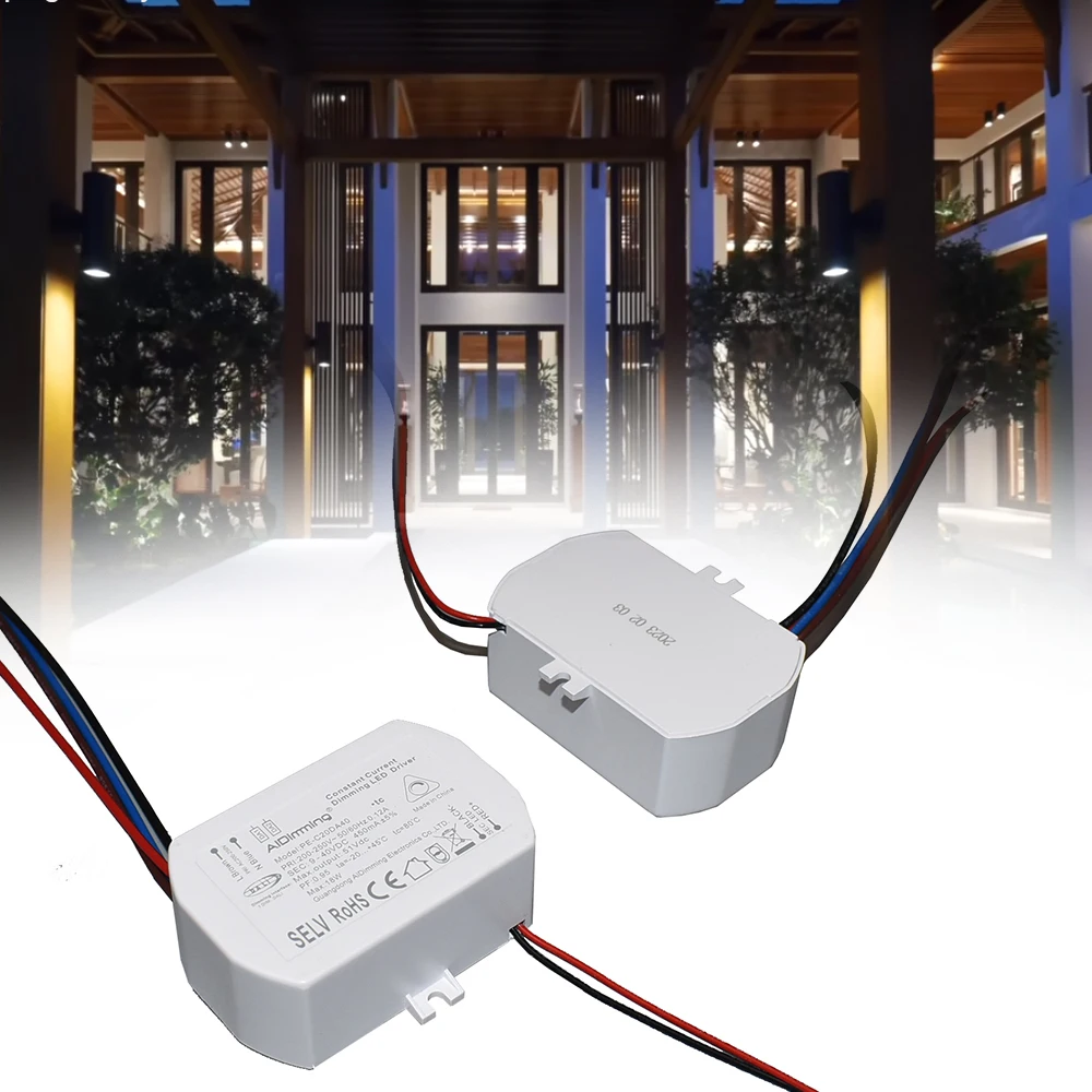 

Small DT6 DALI Dimmable Led Driver Interior Transformer with Wires for Villa Intelligent Lamp Downlights Spotlights Track Lights