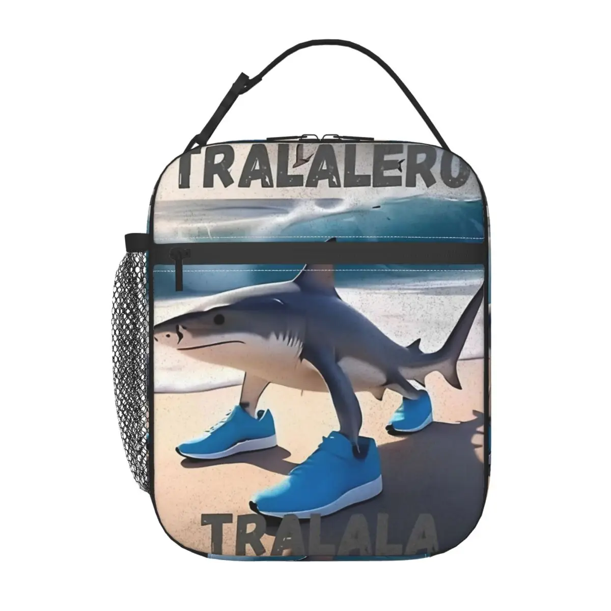 

Tralalero Tralala Funny Shark Meme Thermal Insulated Lunch Bag for School Reusable Food Bag Container Thermal Cooler Food Box